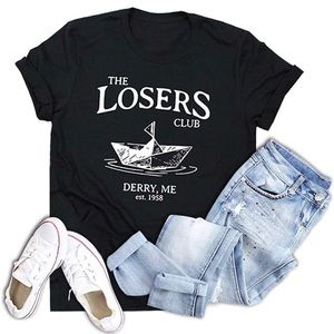 The Losers Club Derry  Maine Graphic Tee Size Small IT Clown Movie